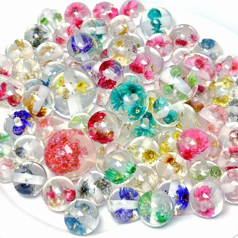 Dried flower beads-Z