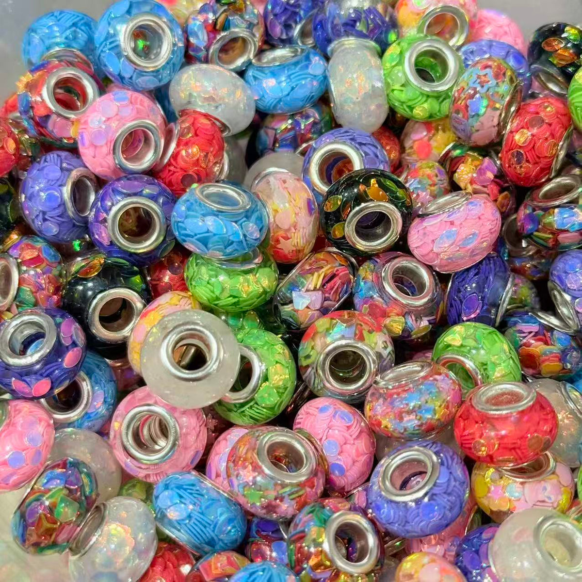 Large-hole sequin beads-V